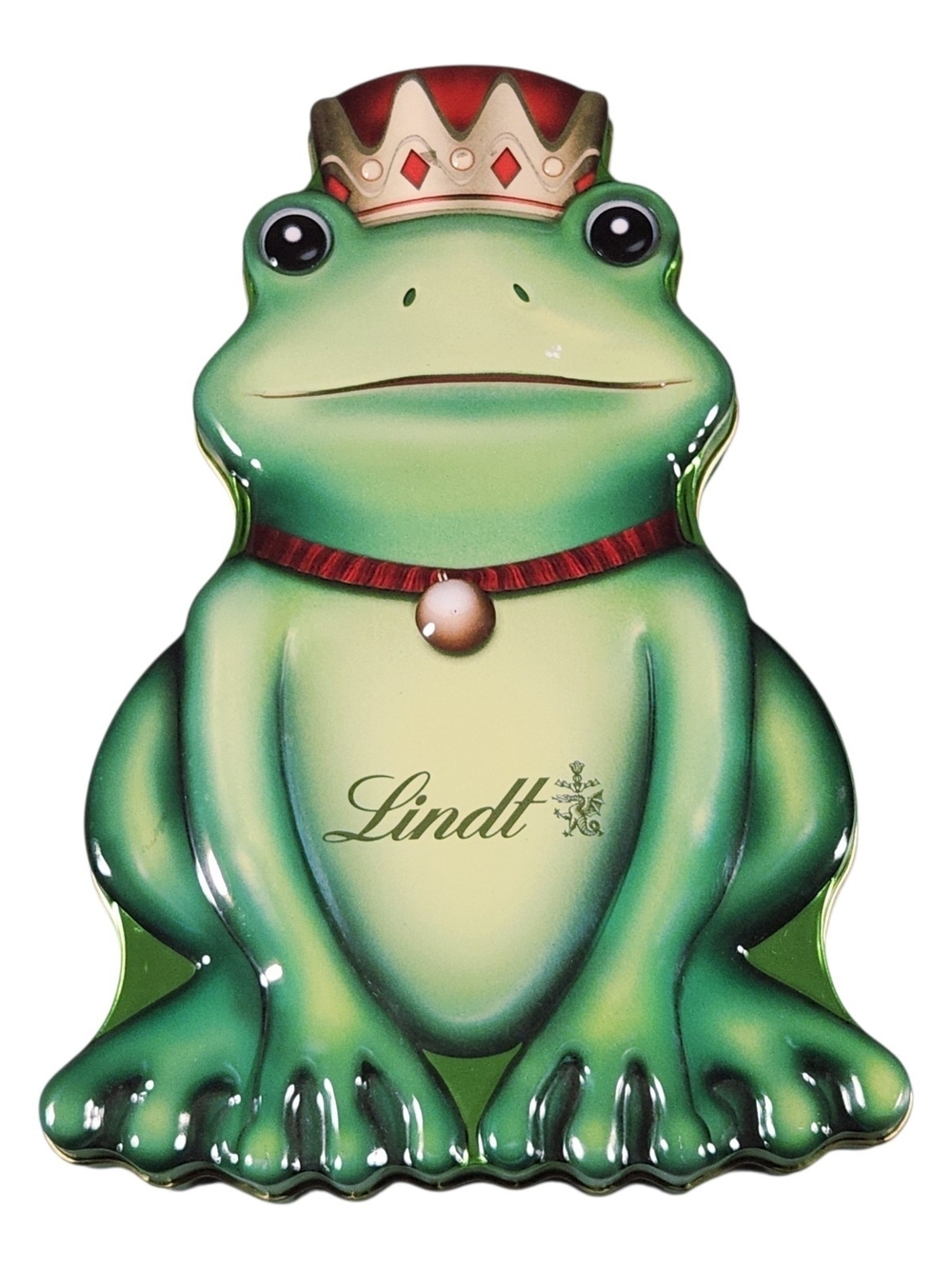 Rare LINDT Frog Prince Collectible Tin 2014 Valentines Day Retro Deadstock